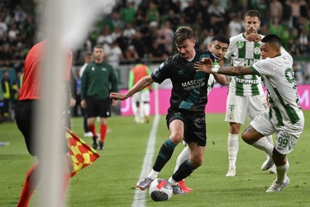 Jose Marcos Marquinhos of Ferencvarosi TC reacts during the