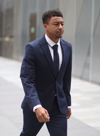 Jesse Lingard court case, Manchester, UK - 28 Jul 2023 Redaktionelt stock-billede