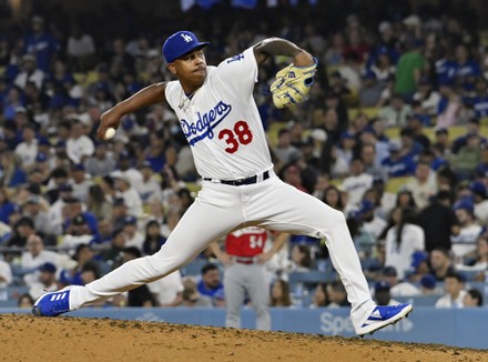 Los Angeles Dodgers Reliever Yency Almonte Editorial Stock Photo - Stock  Image