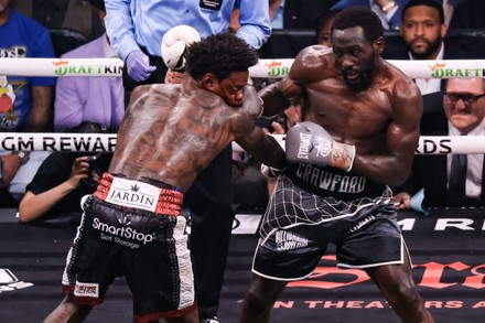 Errol Spence Jr. v Terence Crawford, Welterweight Fight, Las Vegas, Nevada, USA - 29 Jul 2023 Redaktionelt stock-billede