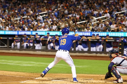 New York Mets' Mark Canha during the second inning of a baseball
