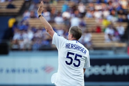 Orel hershiser los angeles dodgers hi-res stock photography and