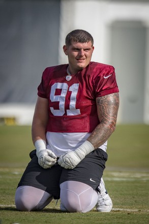 Washington Commanders defensive tackle John Ridgeway (91) after