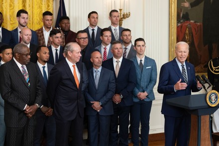 Biden welcomes World Series champion Houston Astros to White House