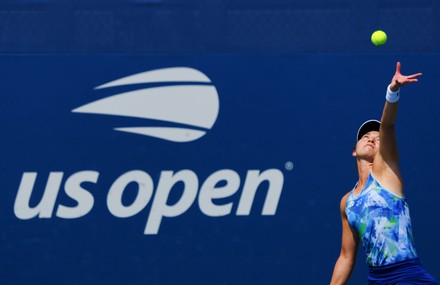 US Open Championships 2023 Practice and Previews, USTA National Tennis Center, Flushing Meadows, New York, USA - 26 Aug 2023 Immagine stock editoriale