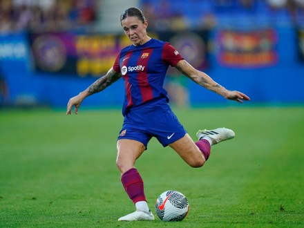 Female Barcelona Football Club Supporter Wearing Editorial Stock Photo -  Stock Image