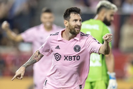New York Red Bulls v Inter Miami CF, Major League Soccer, Football, Red Bull Arena, Harrison, New Jersey, USA - 26 Aug 2023 Immagine stock editoriale