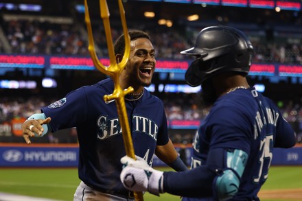 Seattle Mariners Teoscar Hernandez 35 Handed Foto de stock de contenido  editorial - Imagen de stock