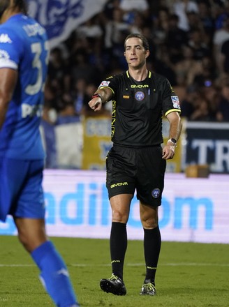 The referee Giovanni Ayroldi during SPAL vs AC Pisa, Italian