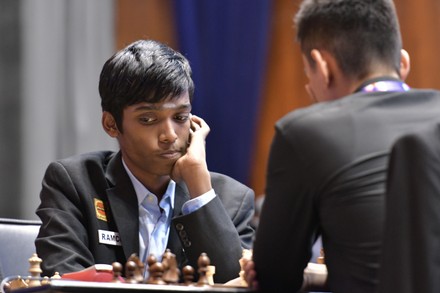 Indian International Chess Player Rameshbabu Praggnanandhaa Editorial Stock  Photo - Stock Image