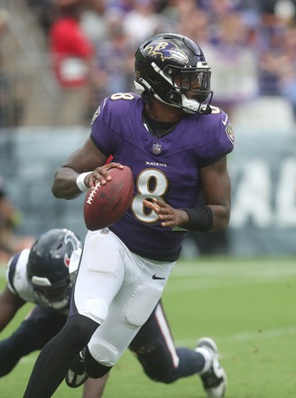 Baltimore Ravens Quarterback Lamar Jackson 8 Editorial Stock Photo