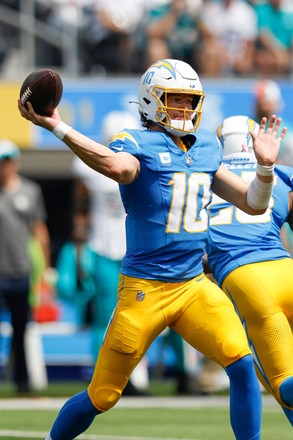 Los Angeles Chargers Quarterback Justin Herbert Editorial Stock Photo -  Stock Image