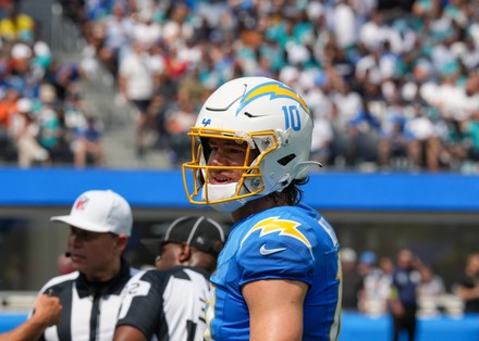 Los Angeles Chargers Quarterback Justin Herbert Editorial Stock Photo -  Stock Image