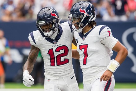 Houston, TX, USA. September 17, 2023: Houston Texans quarterback C.J.  Stroud (7) prepares for a play during a game between the Indianapolis Colts  and the Houston Texans in Houston, TX. Trask Smith/CSM