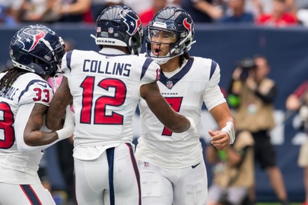 Houston, TX, USA. September 17, 2023: Houston Texans quarterback C.J. Stroud  (7) prepares for a play during a game between the Indianapolis Colts and  the Houston Texans in Houston, TX. Trask Smith/CSM