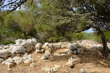 Prehistoric Sites Talayotic Menorca Located On Editorial Stock Photo ...