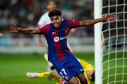 Lamine Yamal Right Winger Barcelona Spain Editorial Stock Photo - Stock
