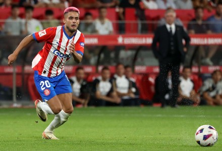 Yan Couto of Girona FC during the La Liga match between Girona FC and Real  Madrid