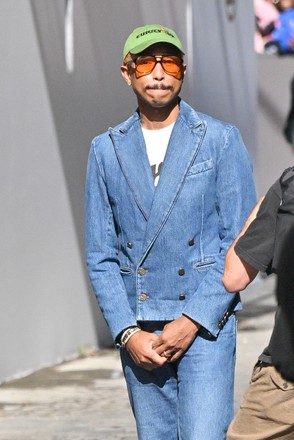 Pharrell Williams Show During Paris Fashion Editorial Stock Photo