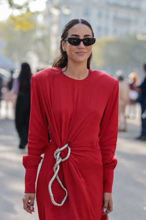 Tamara Kalinic Arrives Louis Vuitton Blue Editorial Stock Photo - Stock  Image