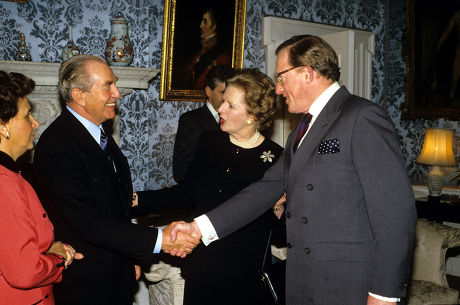 Chaim Herzog Margaret Thatcher Tom King Editorial Stock Photo - Stock ...