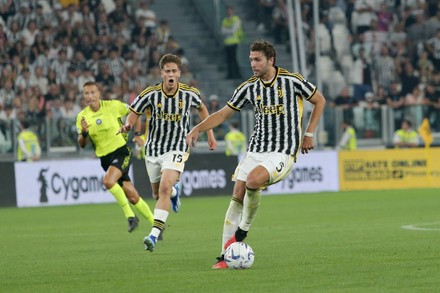 Turin, Italy. 09th Aug, 2023. Manuel Locatelli of Juventus during the  pre-season test match between Juventus Fc and Juventus NextGen U23 on 09  August 2023 at Juventus Stadium, Turin, taly. Photo Nderim