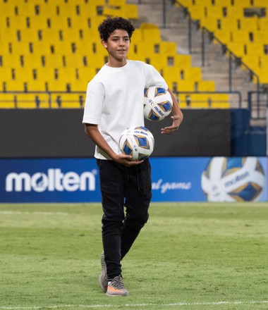 Cristiano Jr Walks Pitch After Match Editorial Stock Photo - Stock ...