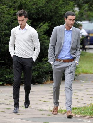 Jack Tweed and brother Lewis arriving at Redbridge Magistrates Court, London, Britain - 16 Aug 2011