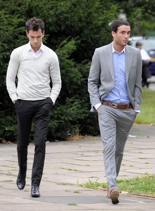 Jack Tweed and brother Lewis arriving at Redbridge Magistrates Court, London, Britain - 16 Aug 2011