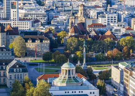 City View Stuttgart City Centre Schlossplatz Editorial Stock Photo ...