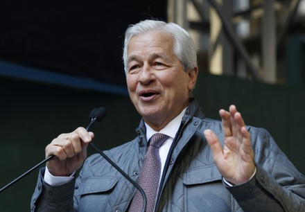 Jpmorgan Chase Ceo Jamie Dimon Speaks Editorial Stock Photo - Stock
