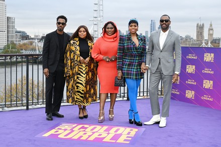 'The Colour Purple' film photocall, IET Building rooftop, London, UK - 21 Nov 2023 Editorial Stock Image
