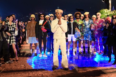 Louis Vuitton show, Pre-Fall, Runway, Hong Kong - 30 Nov 2023 Editorial Stock Image