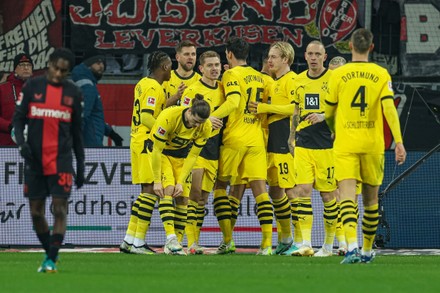 Bayer 04 Leverkusen V Borussia Dortmund Stock Photos (Exclusive ...