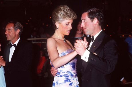 Princess Diana Dancing Prince Charles Dianacharles Editorial Stock