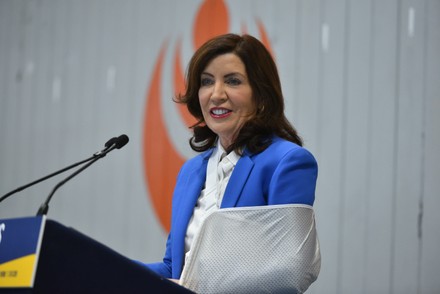 Governor Kathy Hochul Unveils Fourth Proposal Editorial Stock Photo ...