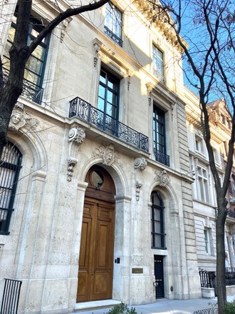 jeffrey epstein's former upper east side mansion Stock Photos