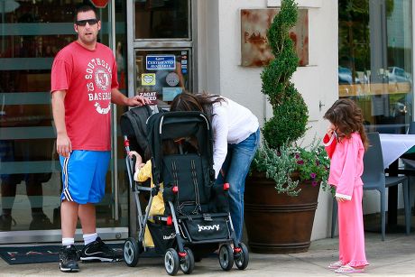 Adam Sandler His Wife Jackie His Editorial Stock Photo - Stock Image