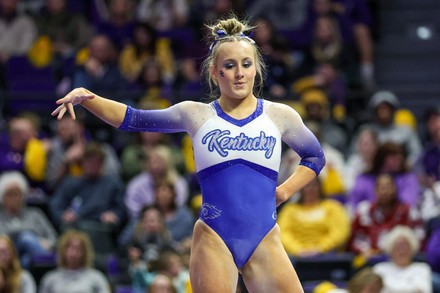 Kentuckys Raena Worley Competes On Balance Editorial Stock Photo ...