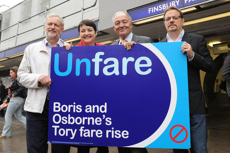 Launch of Fairer Fares campaign, Finsbury Park, London, Britain - 21 Sep 2011