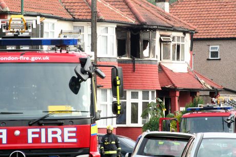 __COUNT__ Aftermath of a House Fire in Neasden, London, Britain - 24 ...