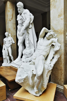 Barberini Faun Heracles Farnese Museum Fuer Editorial Stock Photo ...