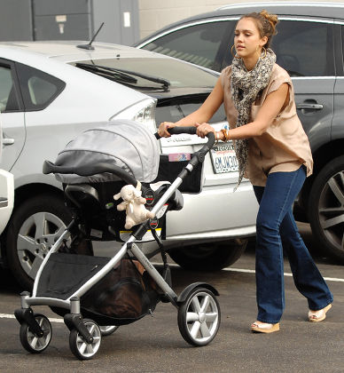 Jessica Alba Daughter Haven Editorial Stock Photo - Stock Image