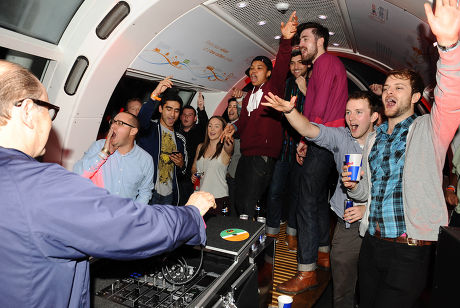 David Rodigan plays a set in a pod on the London Eye for Red Bull Revolutions in Sound, London, Britain - 13 Oct 2011