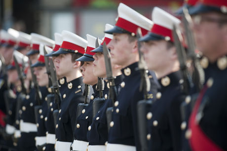 Cadets On Parade Trafalgar Square London Editorial Stock Photo - Stock ...