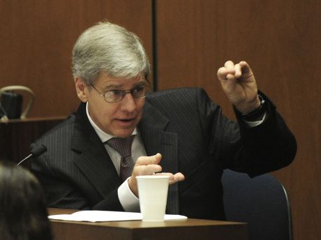 Dr Conrad Murray trial, Los Angeles, America - 24 Oct 2011