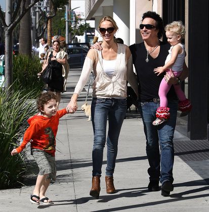 Paul Stanley and family out and about in Los Angeles, America - 29 Oct 2011
