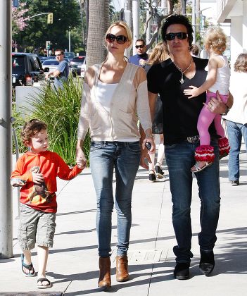 Paul Stanley and family out and about in Los Angeles, America - 29 Oct 2011