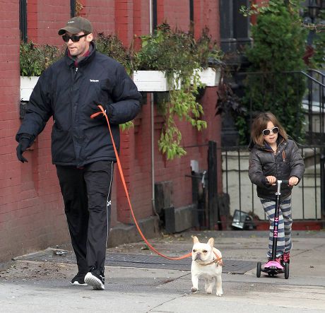Hugh Jackman and daughter Ava out and about, New York, America - 31 Oct 2011