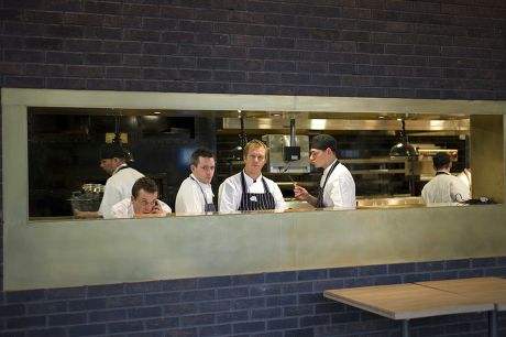 Chefs Jamie Oliver And Adam Perry Lang At Their New Restaurant In Cheapside London: Jamie Oliver Today Urged Londoners To Unleash Their 'inner Caveman' As He Announced A A3 Million Shrine To Meat-eating In The Heart Of The City. His Latest Restaura